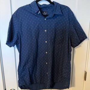 American Eagle Outfitters Dark Blue Casual Shirt